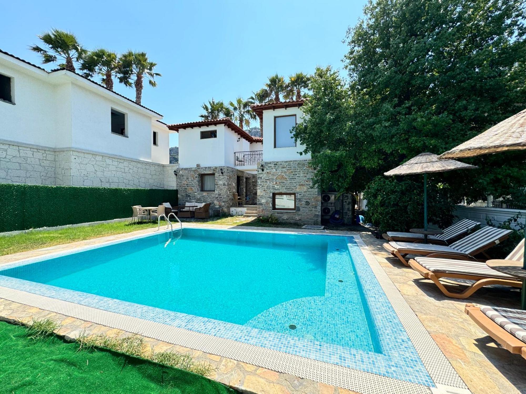 Villa Merry - Dalyan Stonehouse With Palmtrees, 50M To River Ortaca  외부 사진